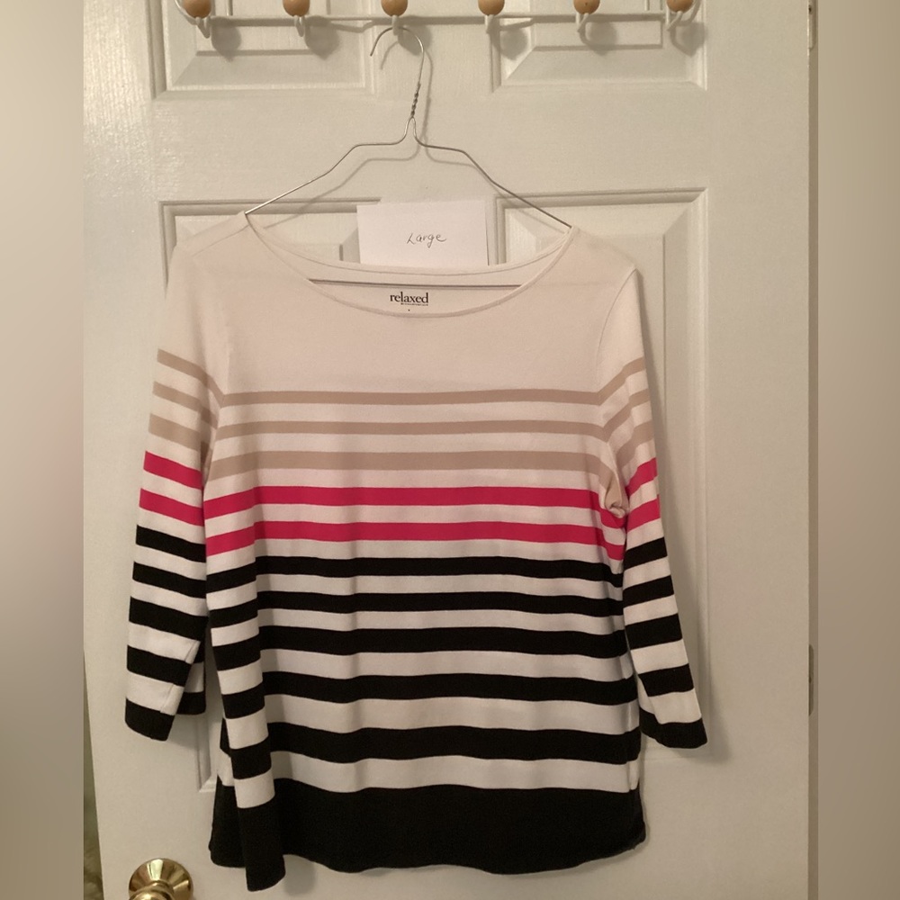 LADIES’ STRIPED TOP
